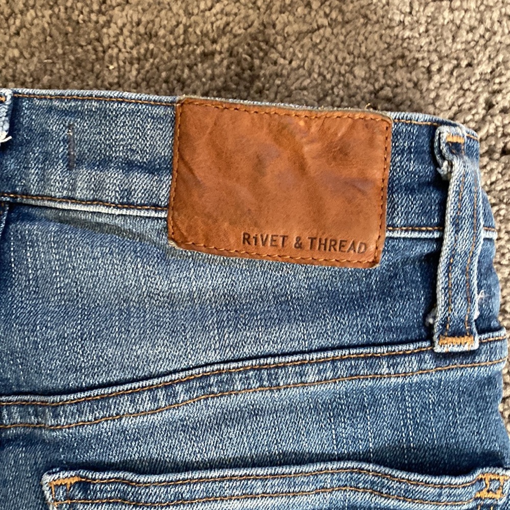River & Thread Button down Flare Jean - Picture 3 of 6